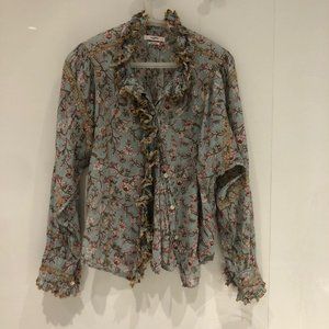 ISABEL MARANT ÉTOILE Ruffle-trimmed blouse